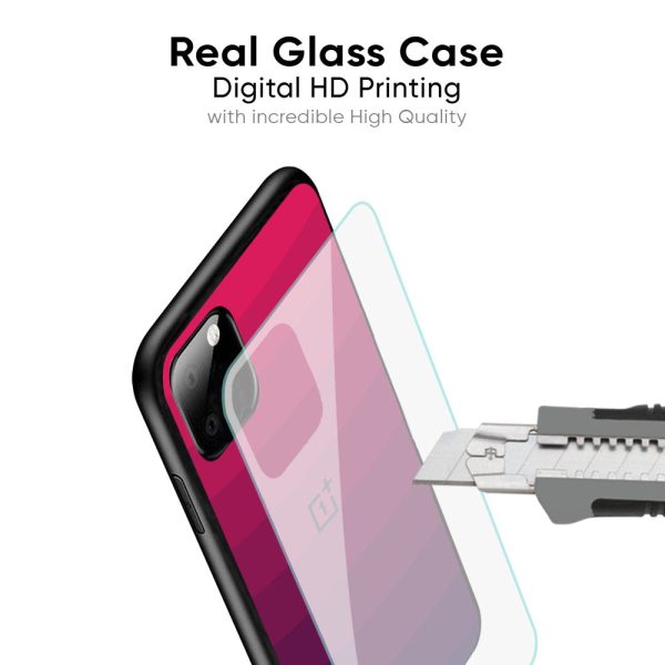 Wavy Pink Pattern Glass Case for OnePlus Nord 2T 5G Online