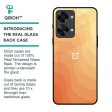 Orange Curve Pattern Glass Case for OnePlus Nord 2T 5G For Discount