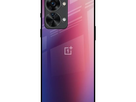 Multi Shaded Gradient Glass Case for OnePlus Nord 2T 5G Online Hot Sale