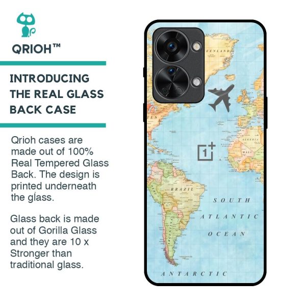 Fly Around The World Glass Case for OnePlus Nord 2T 5G Cheap