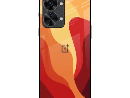 Magma Color Pattern Glass Case for OnePlus Nord 2T 5G Discount