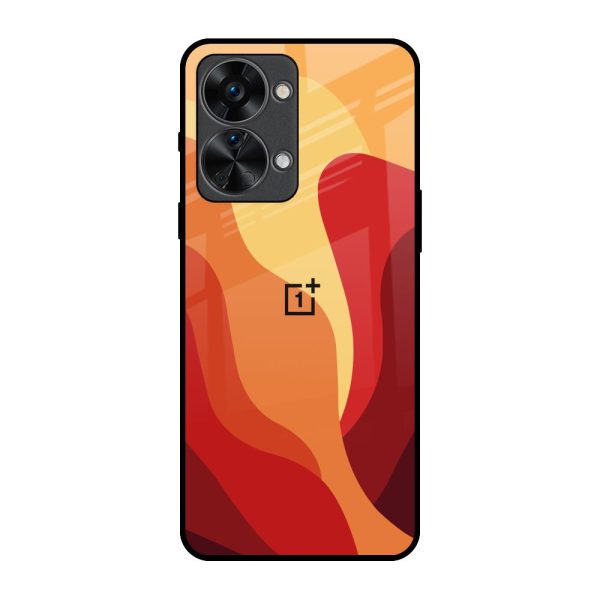 Magma Color Pattern Glass Case for OnePlus Nord 2T 5G Discount