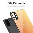 Orange Curve Pattern Glass Case for OnePlus Nord 2T 5G For Discount