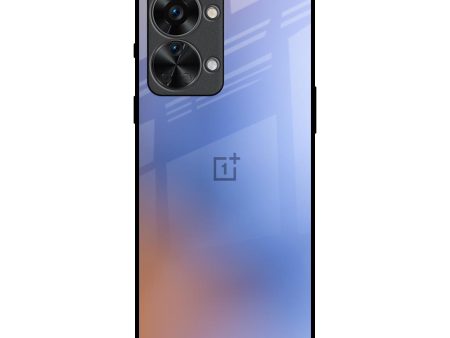 Blue Aura Glass Case for OnePlus Nord 2T 5G For Sale