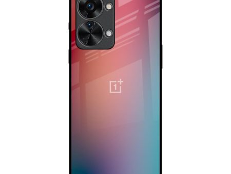 Dusty Multi Gradient Glass Case for OnePlus Nord 2T 5G Sale