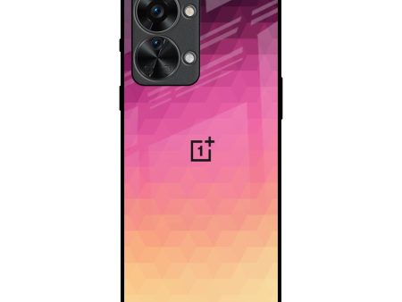 Geometric Pink Diamond Glass Case for OnePlus Nord 2T 5G Online