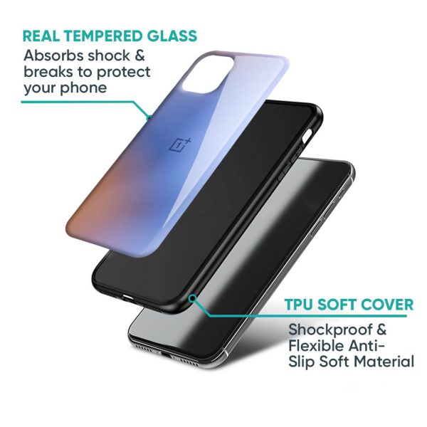 Blue Aura Glass Case for OnePlus Nord 2T 5G For Sale