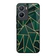 Abstract Green Glass Case For Vivo T2x 5G Online Hot Sale