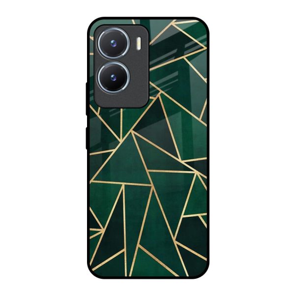 Abstract Green Glass Case For Vivo T2x 5G Online Hot Sale