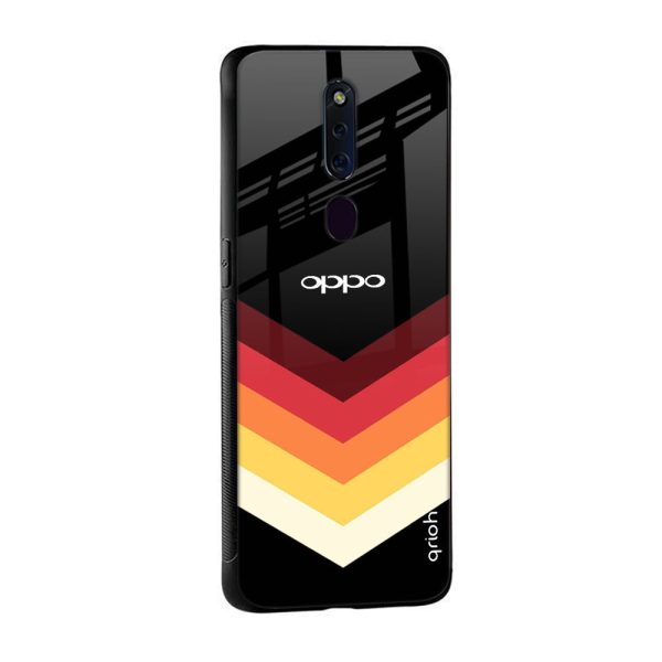 Abstract Arrow Pattern Glass Case For Oppo Reno8 Pro 5G Online Hot Sale