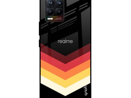 Abstract Arrow Pattern Glass Case For Realme 8 For Sale