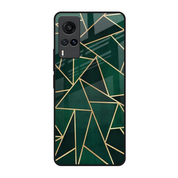 Abstract Green Glass Case For Vivo X60 Online Hot Sale