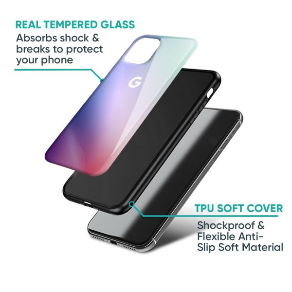 Abstract Holographic Glass Case for Google Pixel 9 Pro For Cheap