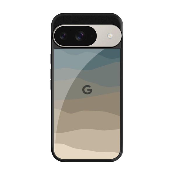 Abstract Mountain Pattern Glass Case for Google Pixel 9 Pro Supply